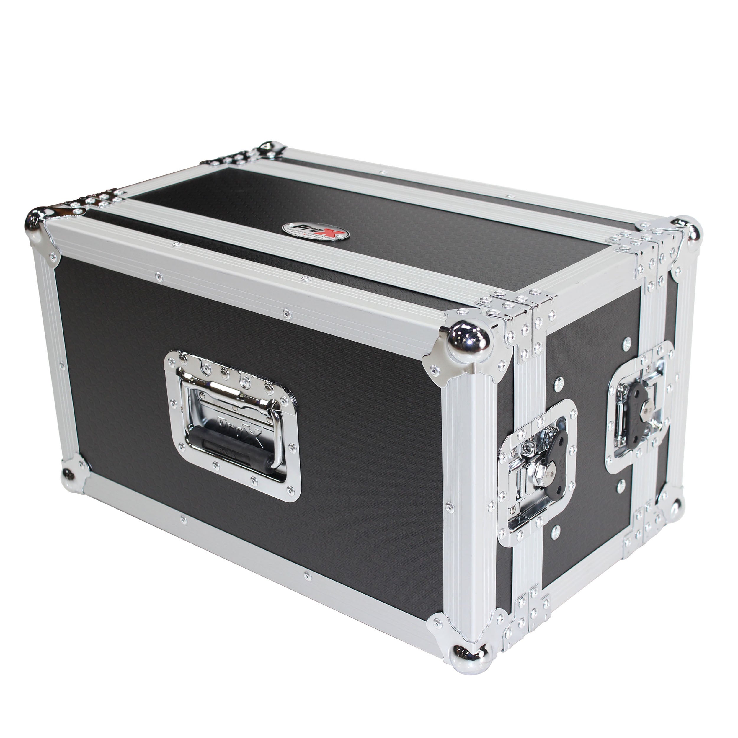 ProX 6U Deluxe Effects Rack 7 In Deep Rail to Rail | W-Handles