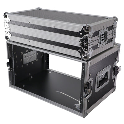 ProX 6U Deluxe 14" Deep 19" Width Amp Effects Rack Flight Hard Case