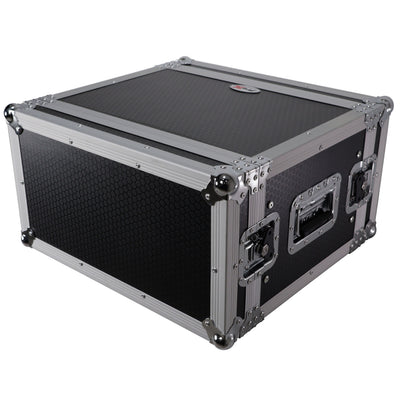 ProX 6U Deluxe 14" Deep 19" Width Amp Effects Rack Flight Hard Case