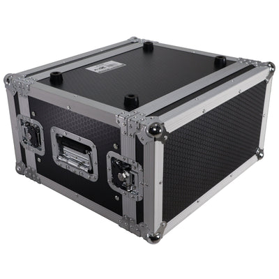 ProX 6U Deluxe 14" Deep 19" Width Amp Effects Rack Flight Hard Case