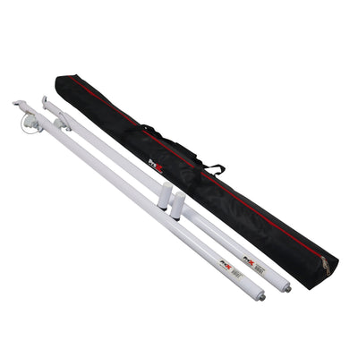 ProX Set of 2 Atlas Telescoping Poles White 56"–96" Adjustable Height