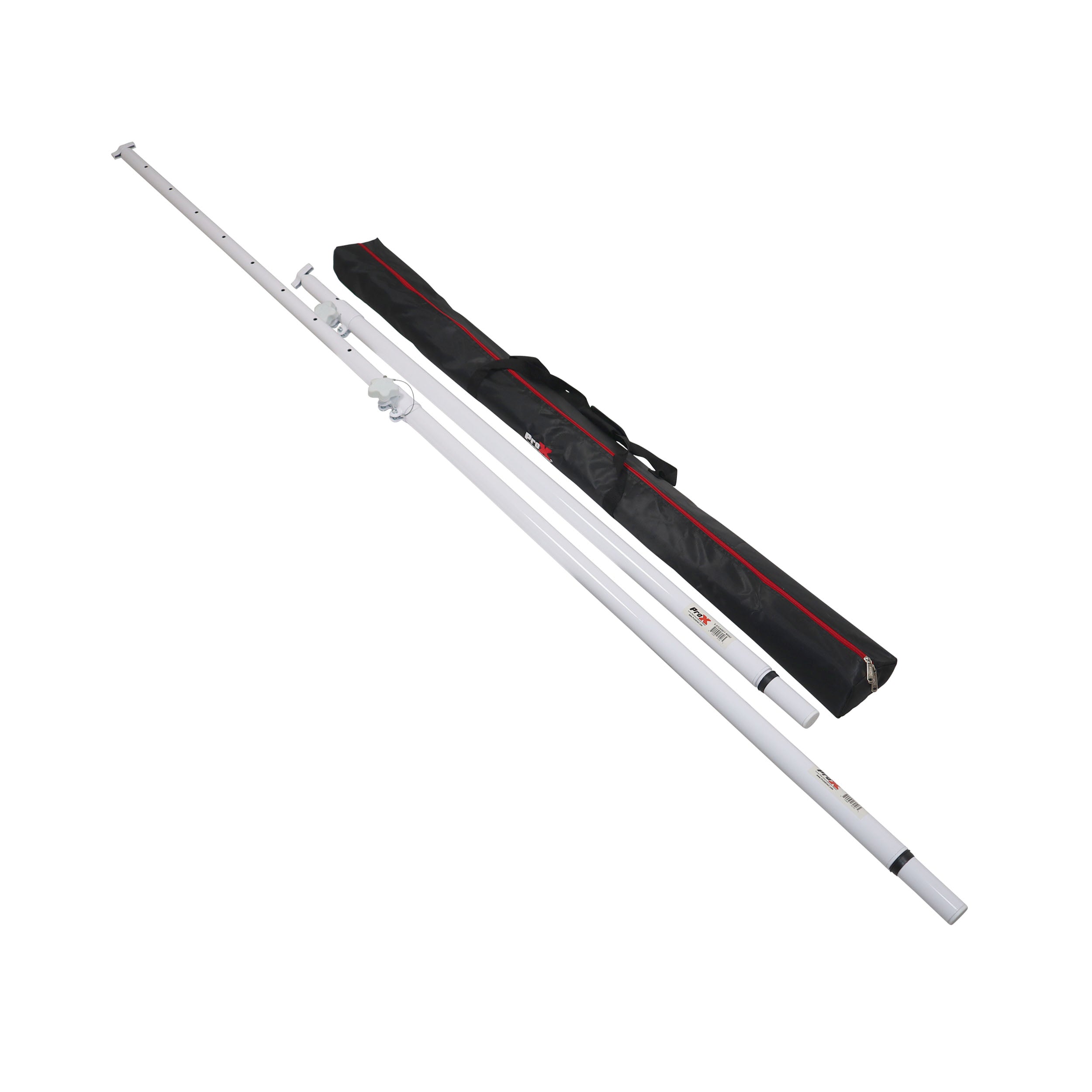 ProX Set of 2 Atlas Telescoping Poles White 56"–96" Adjustable Height