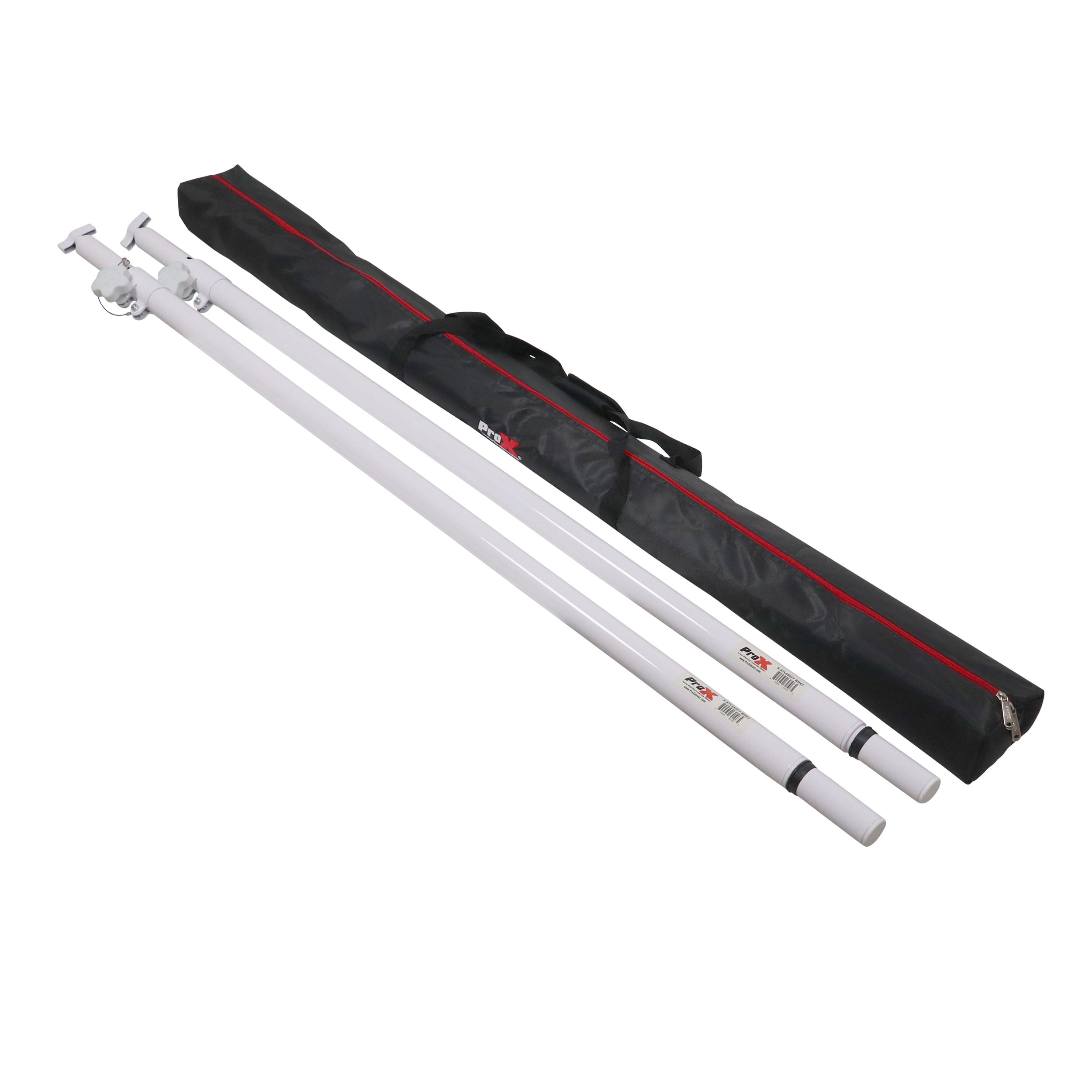 ProX Set of 2 Atlas Telescoping Poles White 56"–96" Adjustable Height