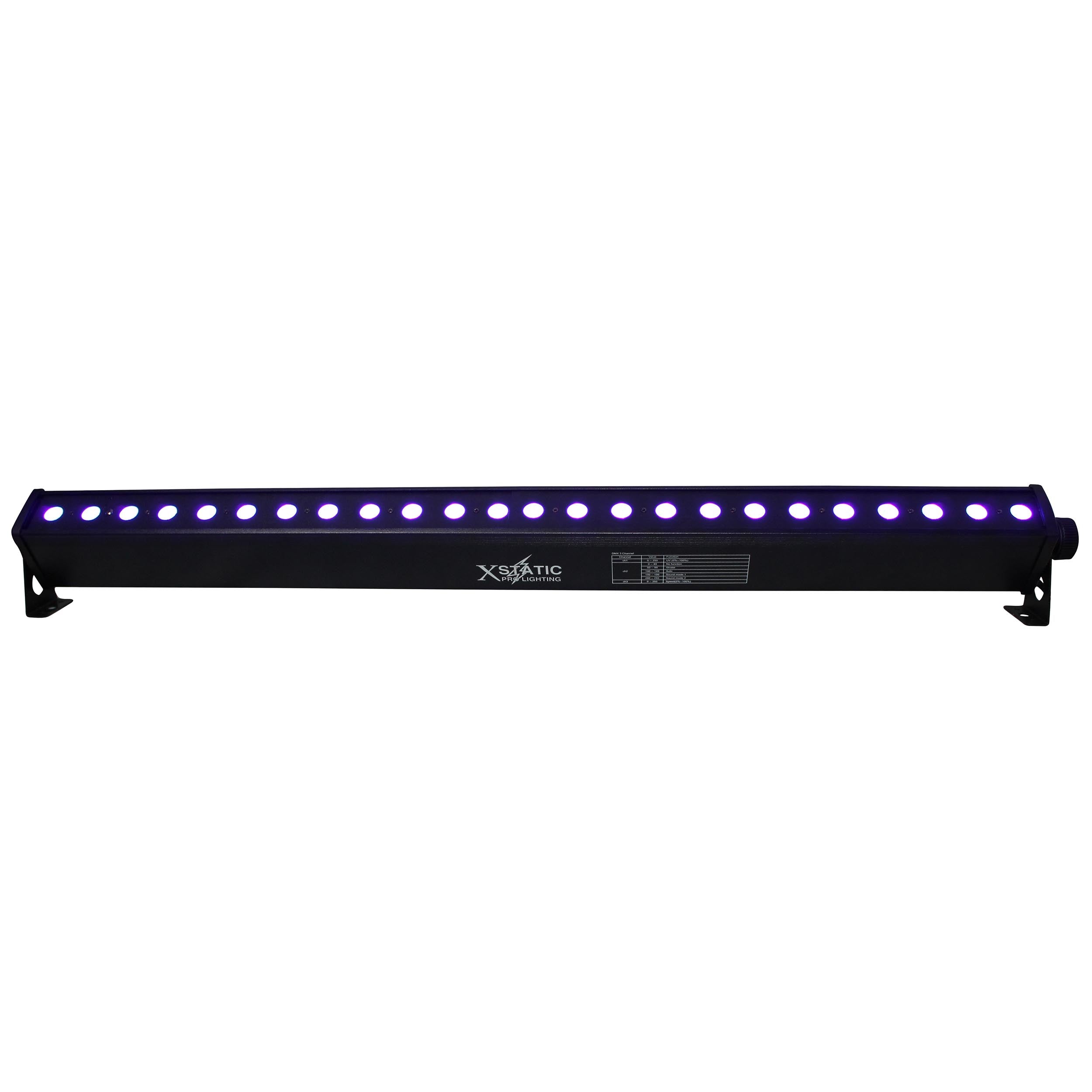 ProX Evo UV 24 3W LED Ultraviolet Black Light Bar