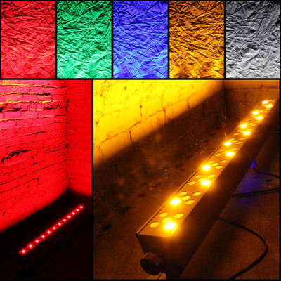 ProX Ultrabright DAZZLER Bar with 60 3W RGBWA LED in White Housing
