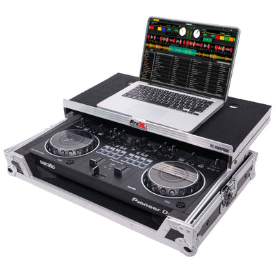 ProX ATA Flight Case For Pioneer DDJ-REV1 DJ Controller with Laptop Shelf