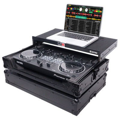 ProX ATA Flight Case For Pioneer DDJ-REV1 DJ Controller with Laptop Shelf - Black