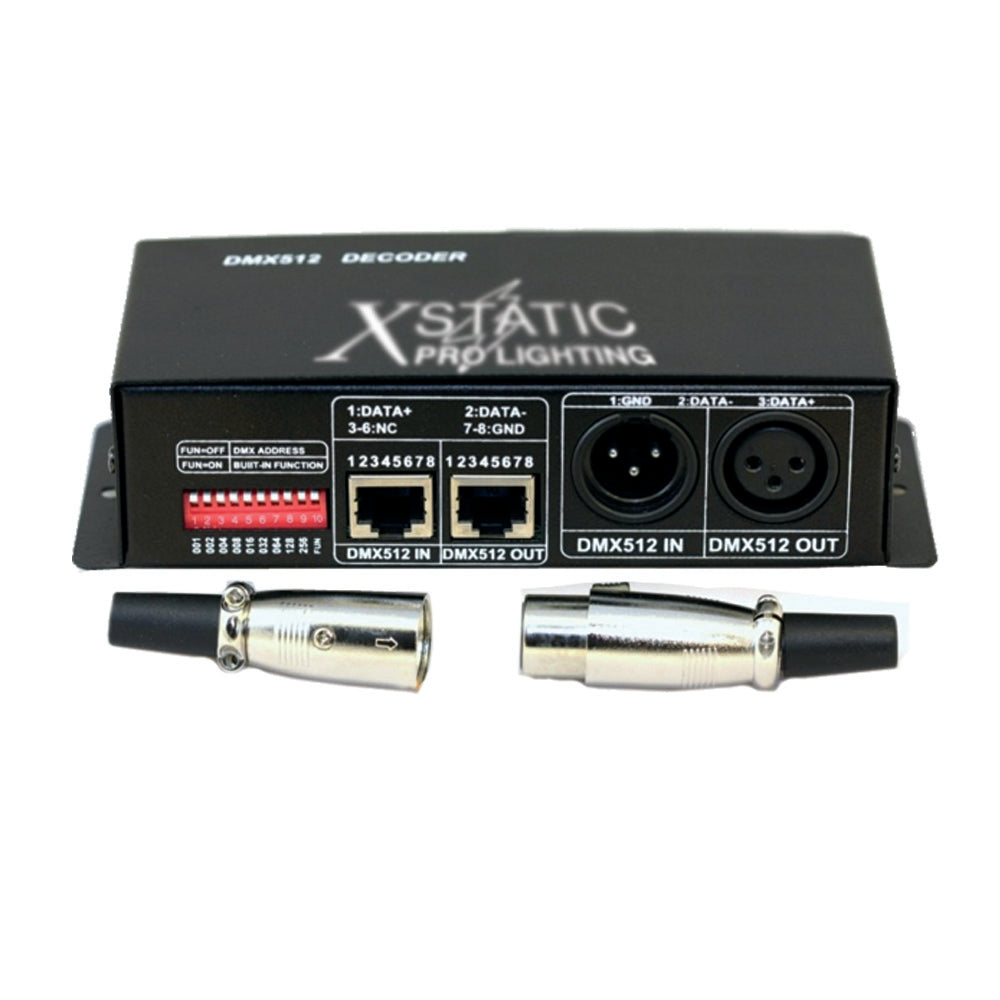 ProX Decoder Controller for DMX Driver Dimmer for DMX Devices and LED Lighting Strip Tape