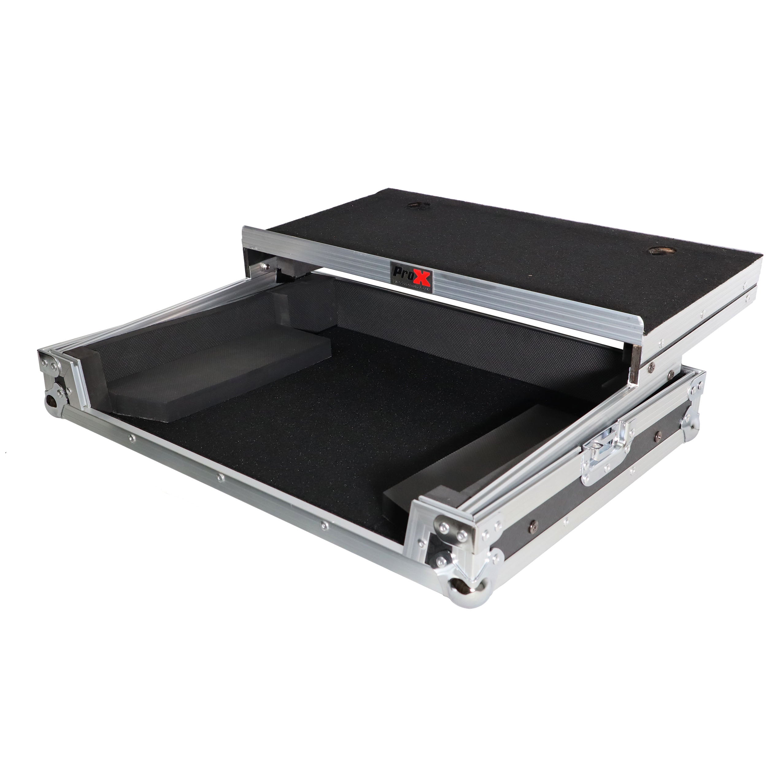 ProX Flight Case - For Hercules DJControl Inpulse 500 with Glide Sliding Laptop Shelf