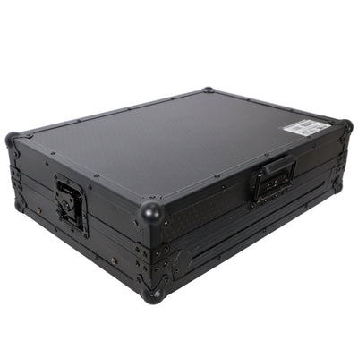 ProX Flight Case - For Hercules DJControl Inpulse 500 with Glide Sliding Laptop Shelf - Black on Black