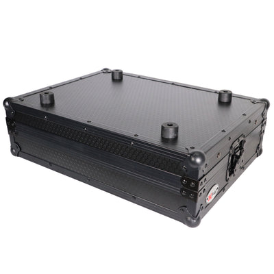 ProX Flight Case - For Hercules DJControl Inpulse 500 with Glide Sliding Laptop Shelf - Black on Black