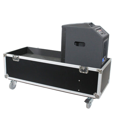 ProX ATA Flight Case for 2x RCF EVOX12 or EV Evolve 50 Compact Arrays Fits Two Speakers and Subwoofers