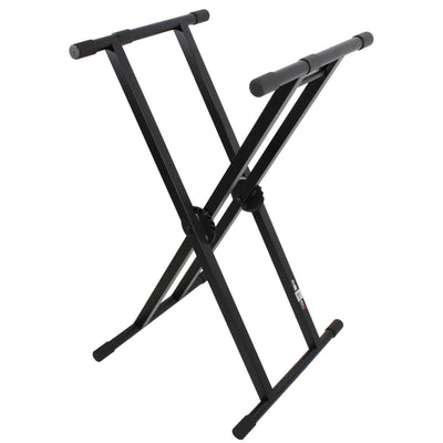 ProX DJ Case/Keyboard Stand Double X Style W/Ergo Easy Lock