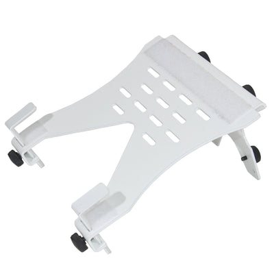 ProX Universal Laptop Tray + VESA Monitor Mounting Bracket fits on Speaker Stand 1-3/8" Pole White