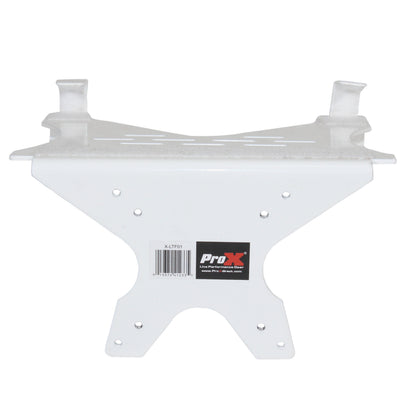 ProX Universal Laptop Tray + VESA Monitor Mounting Bracket fits on Speaker Stand 1-3/8" Pole White