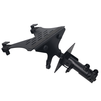 ProX Universal Laptop Tray + VESA Monitor Mounting Bracket fits on Speaker Stand 1-3/8" Pole Black