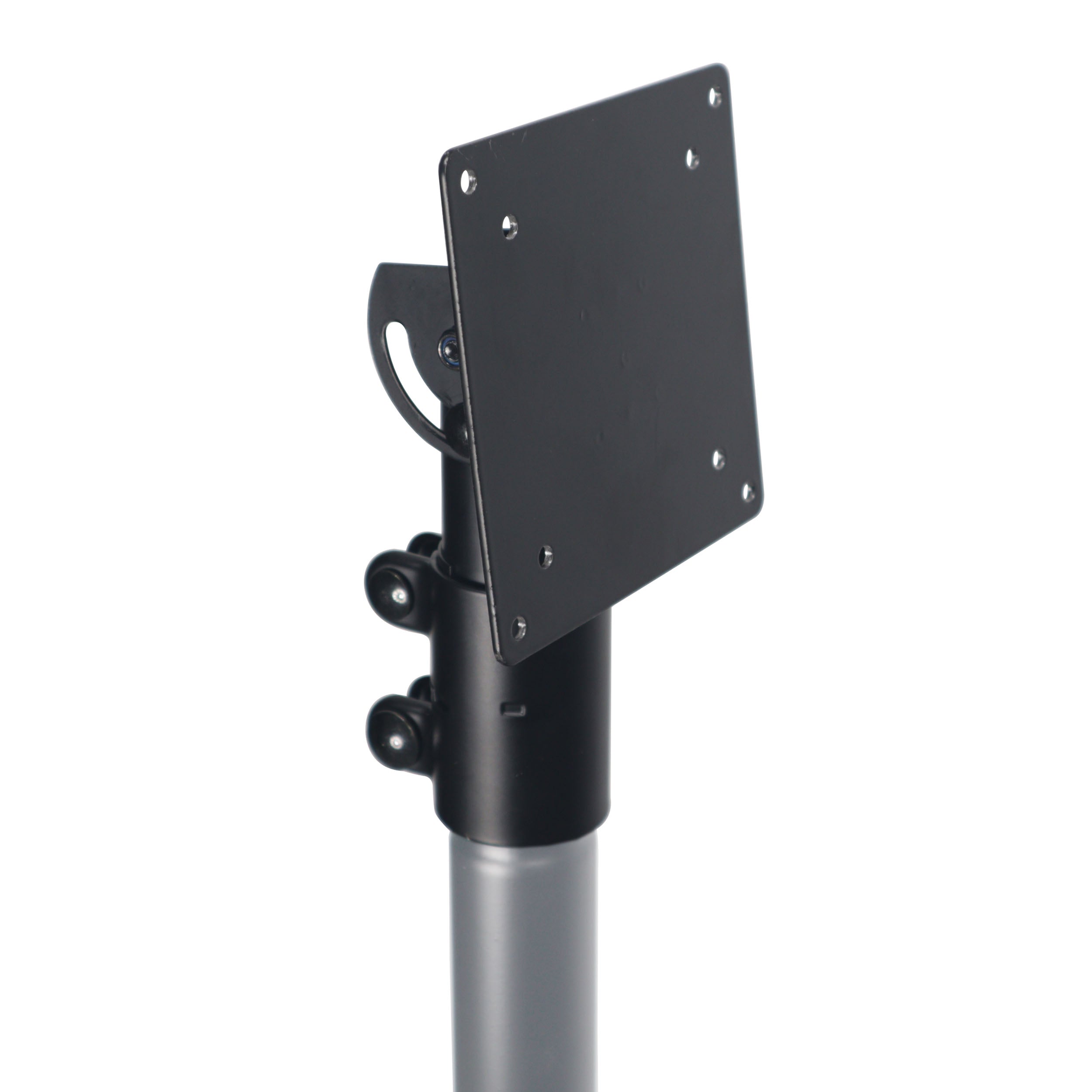 ProX Universal Laptop Tray + VESA Monitor Mounting Bracket fits on Speaker Stand 1-3/8" Pole Black