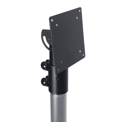 ProX Universal Laptop Tray + VESA Monitor Mounting Bracket fits on Speaker Stand 1-3/8" Pole Black