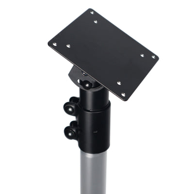 ProX Universal Laptop Tray + VESA Monitor Mounting Bracket fits on Speaker Stand 1-3/8" Pole Black