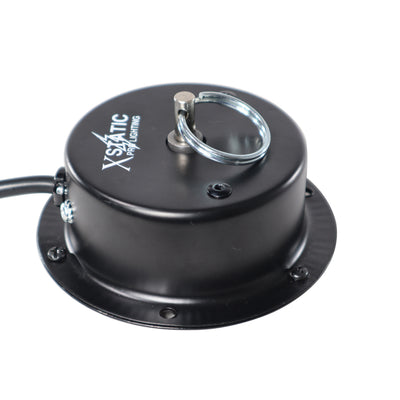 ProX 3 RPM Powered Rotating Disco Mirror Ball Motor with Ring – Supports 4"-16" Mirror balls