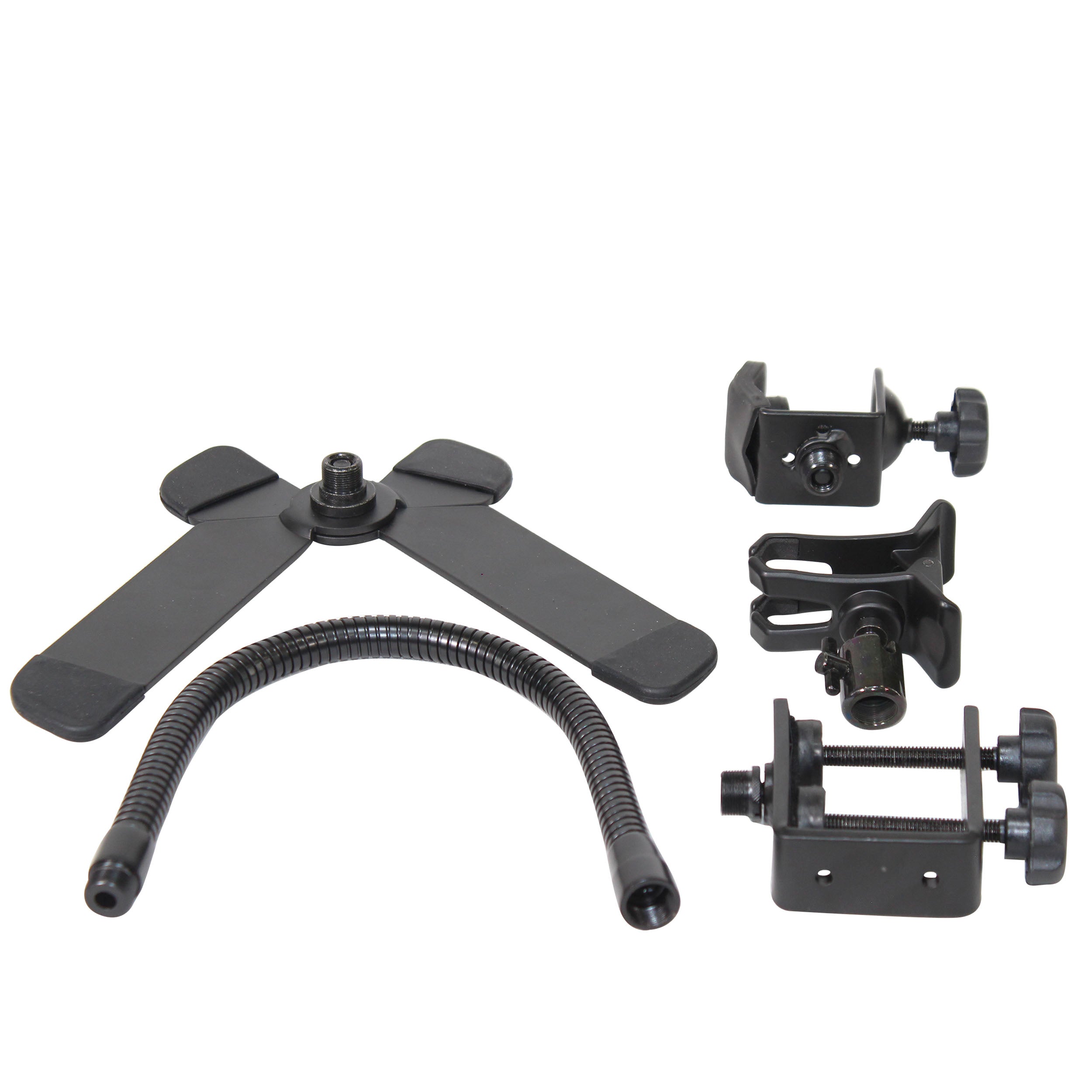 ProX Mobi Buddy Hands Free Mobile Device Clip Kit DJ Cellphone holder Selfie Stick Table Stand Tripod Clamp and Case