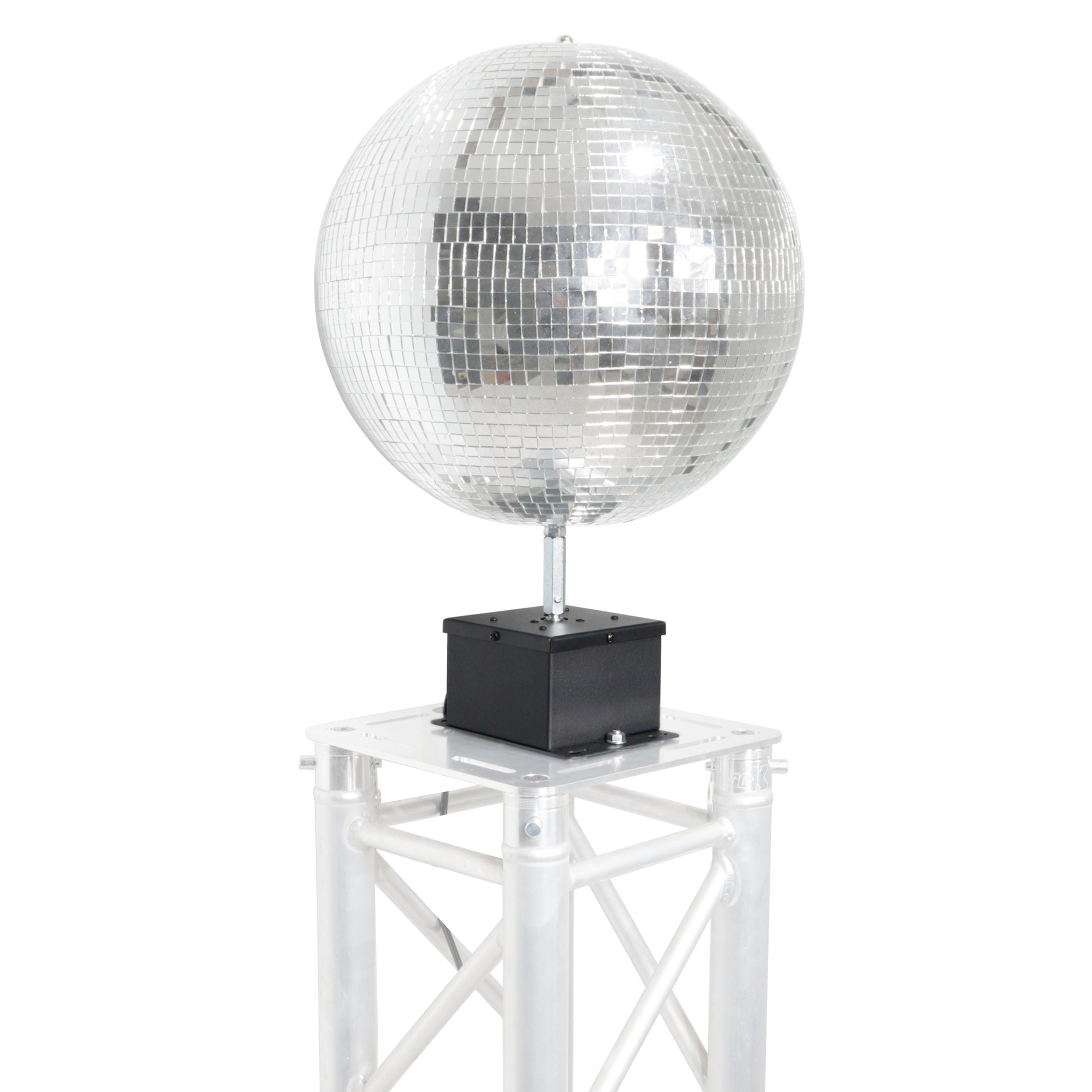 ProX MOTOS Upright Mirror Ball Oscillating 1RPM Motor – Mounts up to 30" Mirror Balls Black Finish