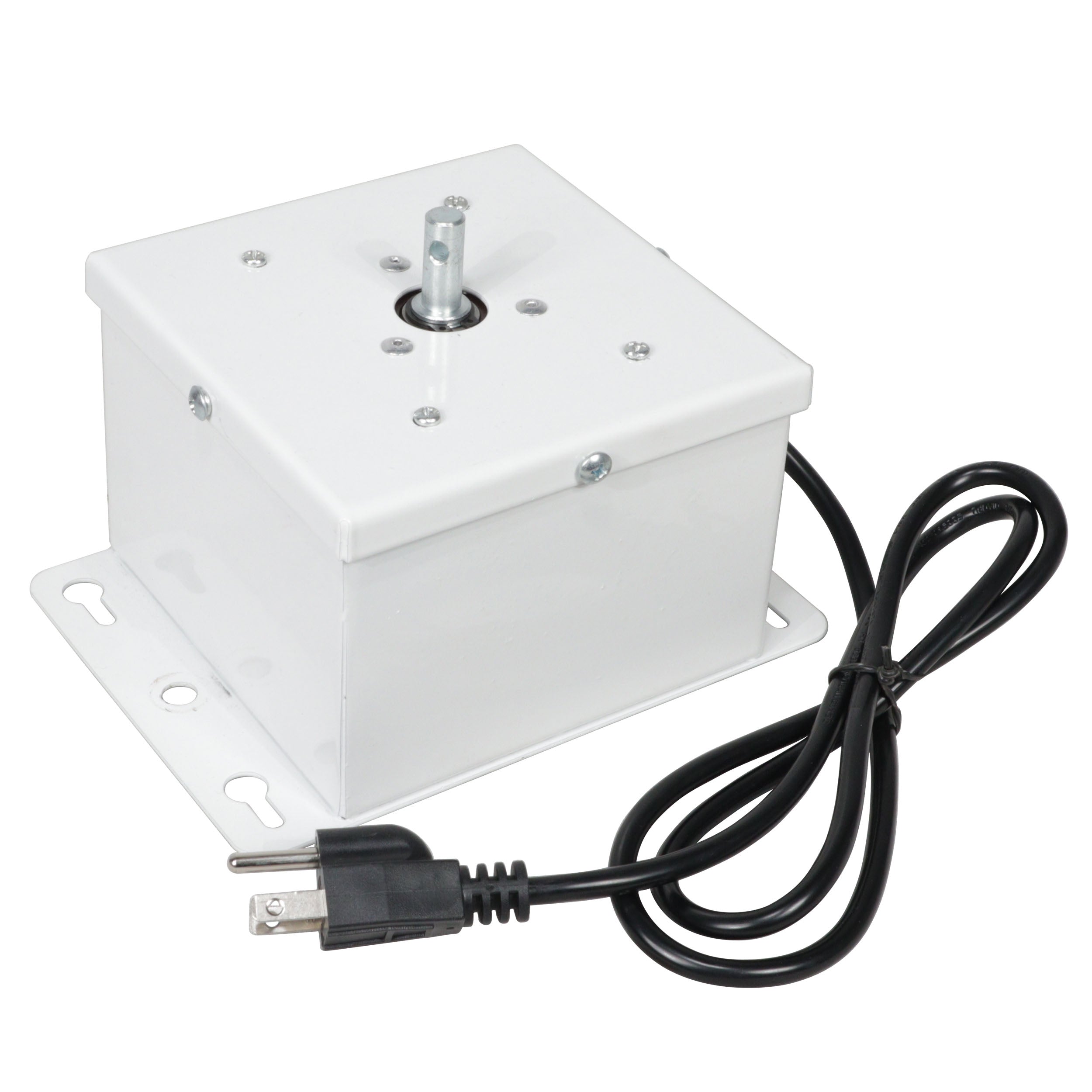 ProX MOTOS Upright Mirror Ball Oscillating 1RPM Motor – Mounts up to 30" Mirror Balls White Finish