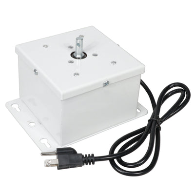 ProX MOTOS Upright Mirror Ball Oscillating 1RPM Motor – Mounts up to 30" Mirror Balls White Finish