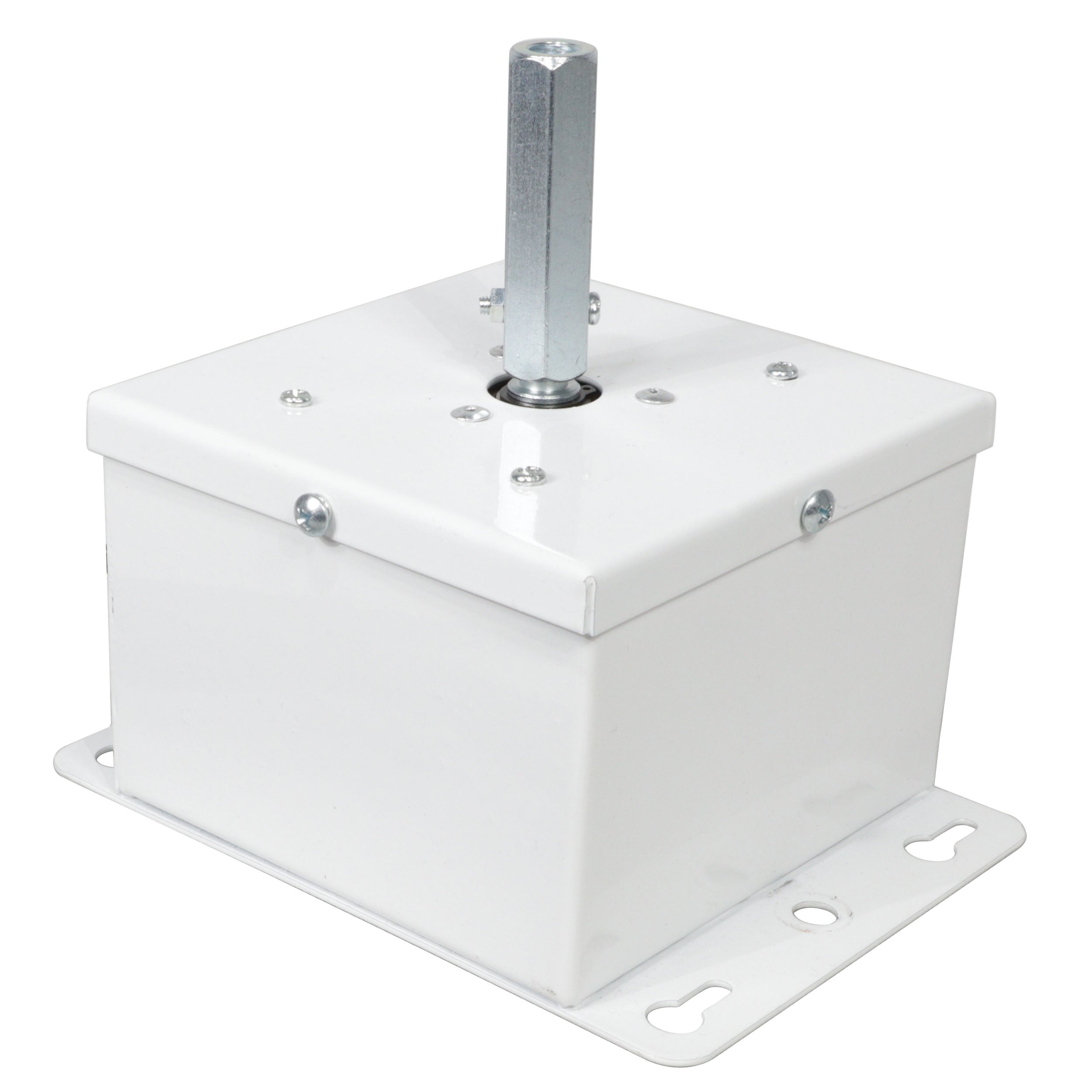 ProX MOTOS Upright Mirror Ball Oscillating 1RPM Motor – Mounts up to 30" Mirror Balls White Finish