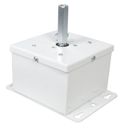 ProX MOTOS Upright Mirror Ball Oscillating 1RPM Motor – Mounts up to 30" Mirror Balls White Finish