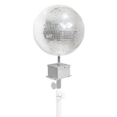 ProX MOTOS Upright Mirror Ball Oscillating 1RPM Motor – Mounts up to 30" Mirror Balls White Finish