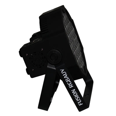 ProX Fusion RGBA UV Par 36x 1W LED Slim Par Black Housing