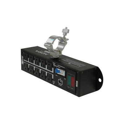 ProX NORA 10 Way Power Distribution Compact Box for Powerkon to Edison with Power Cord