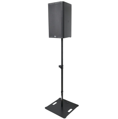 ProX POLARIS Portable Speaker and Lighting Pair Stand Kit with Base Plate, Adjustable Pole, and Carry Bags - Black Finish