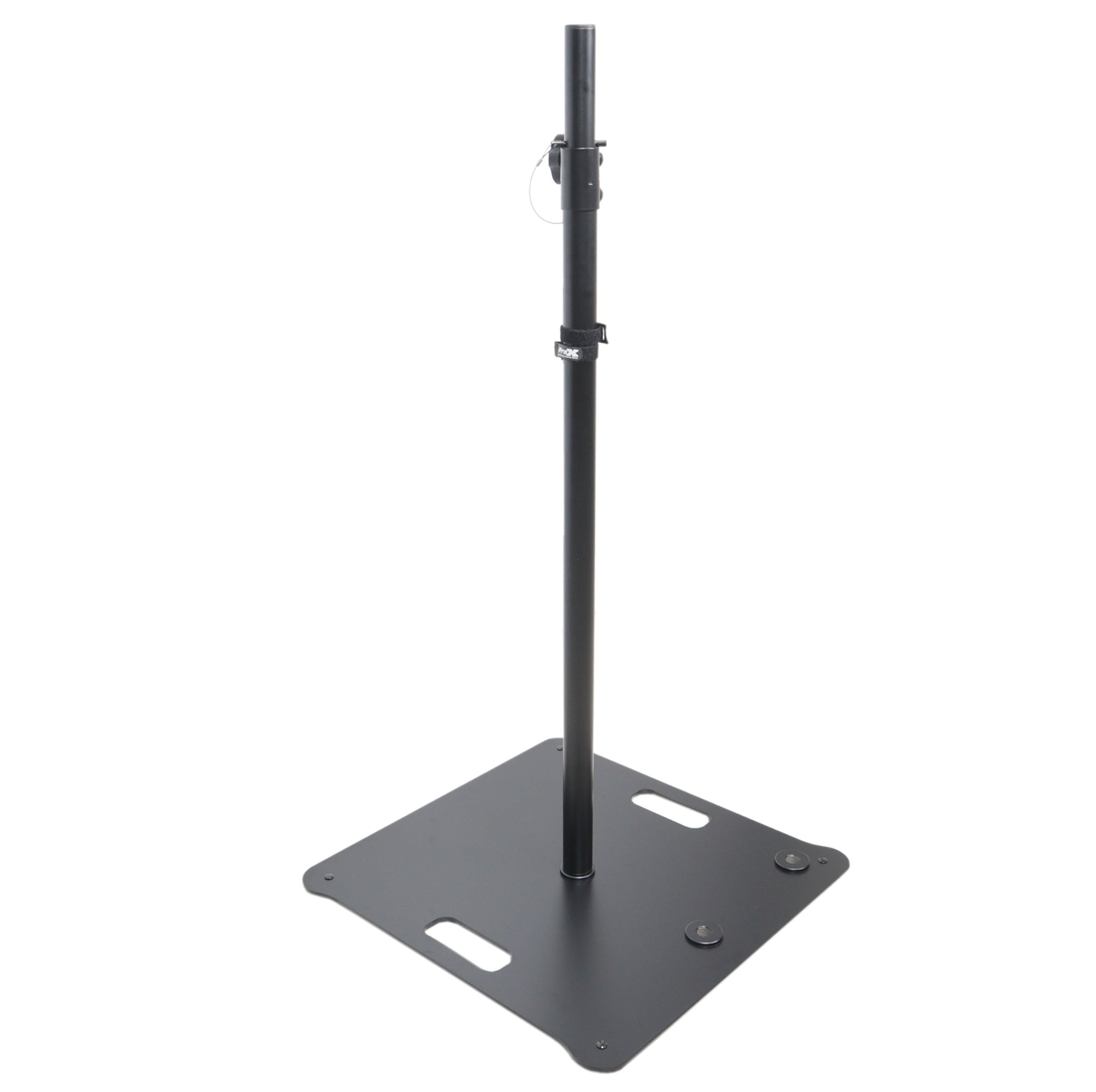 ProX POLARIS Portable Speaker and Lighting Pair Stand Kit with Base Plate, Adjustable Pole, and Carry Bags - Black Finish