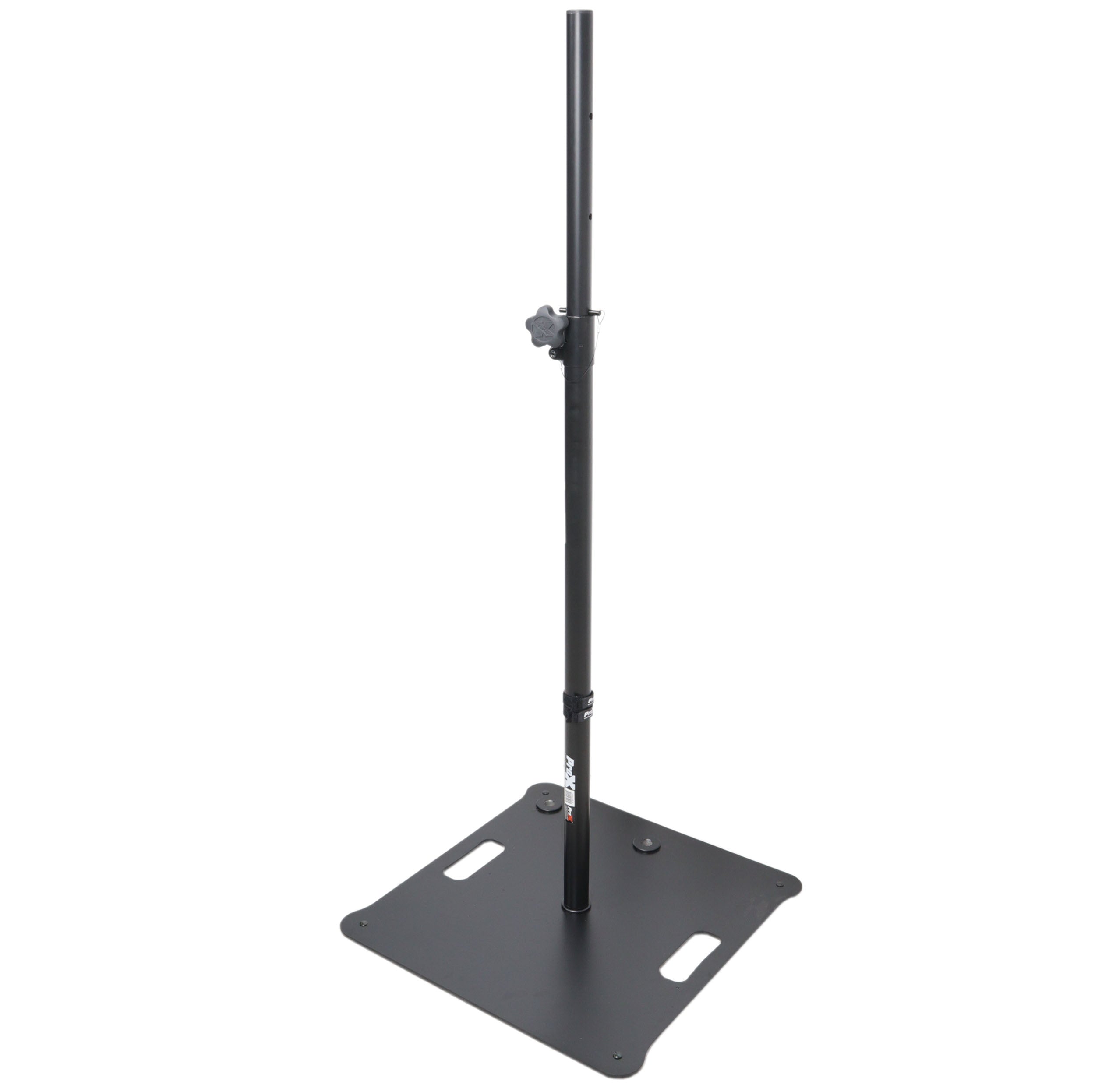 ProX POLARIS Portable Speaker and Lighting Pair Stand Kit with Base Plate, Adjustable Pole, and Carry Bags - Black Finish