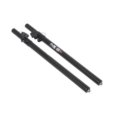 ProX Pair of Polaris Speaker Poles– 2 Adjustable Speaker Poles with Bag in Black
