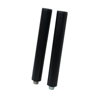 ProX 10" Set of 2 Speaker Extension Poles with M20 Thread and 1-3/8 in. Adapter – Black, 100 lb Capacity