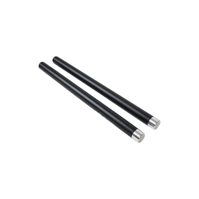 ProX 20" Set of 2 Speaker Extension Poles with M20 Thread and 1-3/8 in. Adapter – Black, 200 lb Capacity