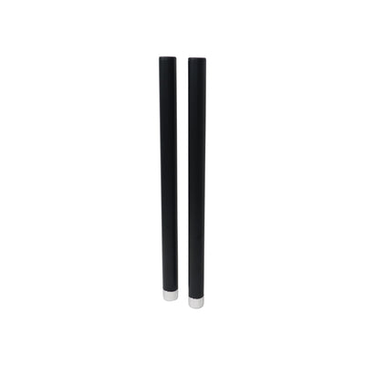 ProX 20" Set of 2 Speaker Extension Poles with M20 Thread and 1-3/8 in. Adapter – Black, 200 lb Capacity
