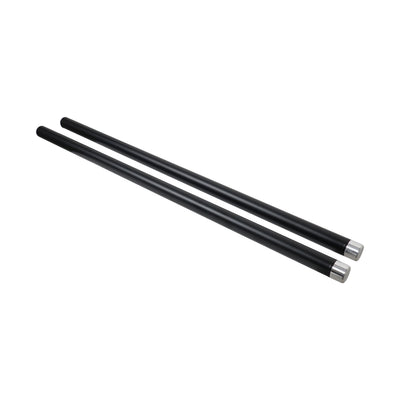 ProX 36" Set of 2 Speaker Extension Poles with M20 Thread and 1-3/8 in. Adapter – Black, 200 lb Capacity