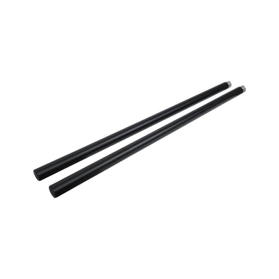 ProX 36" Set of 2 Speaker Extension Poles with M20 Thread and 1-3/8 in. Adapter – Black, 200 lb Capacity