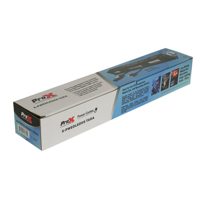 ProX TARA 6-Outlet Edison NEMA 5-20R Power Distribution Box with True1 IN/OUT, LED Voltage and Current Display 20A Power Center