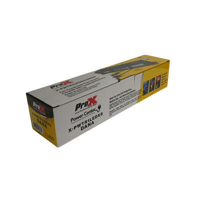 ProX DANA PowerCenter AC to 6X True1 Splitter Outputs - 20A REAN® by NEUTRIK® Connectors w/ V&A Meter