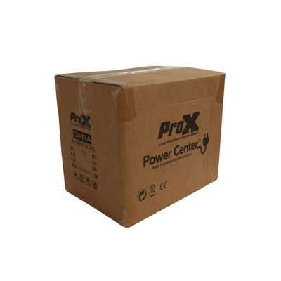 ProX DANA PowerCenter AC to 6X True1 Splitter Outputs - 20A REAN® by NEUTRIK® Connectors w/ V&A Meter