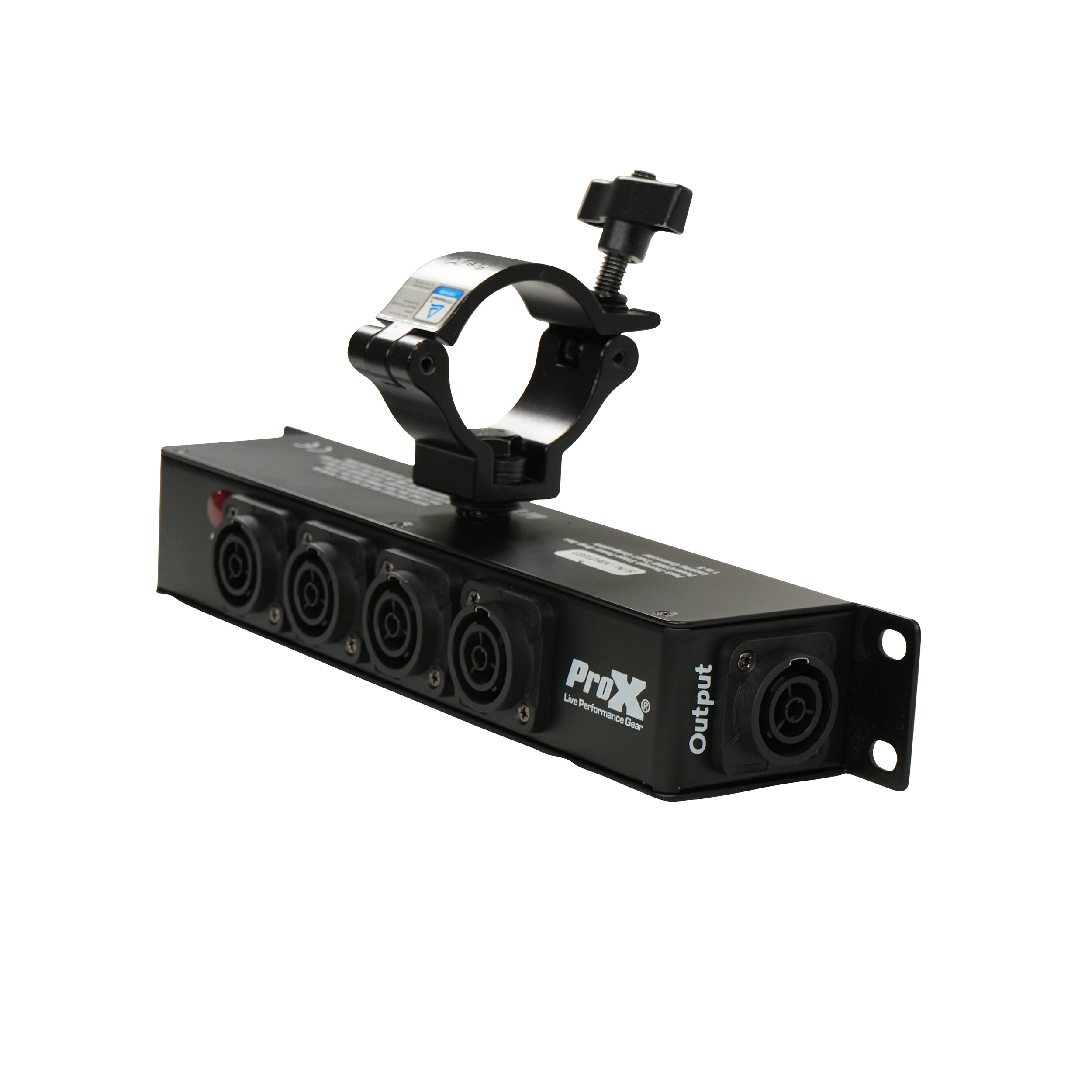 ProX LYRA PowerCenter PowerCON TRUE1 5-Way Power Splitter Box for True1 Power Connection Powers 5 Devices with Power Cord