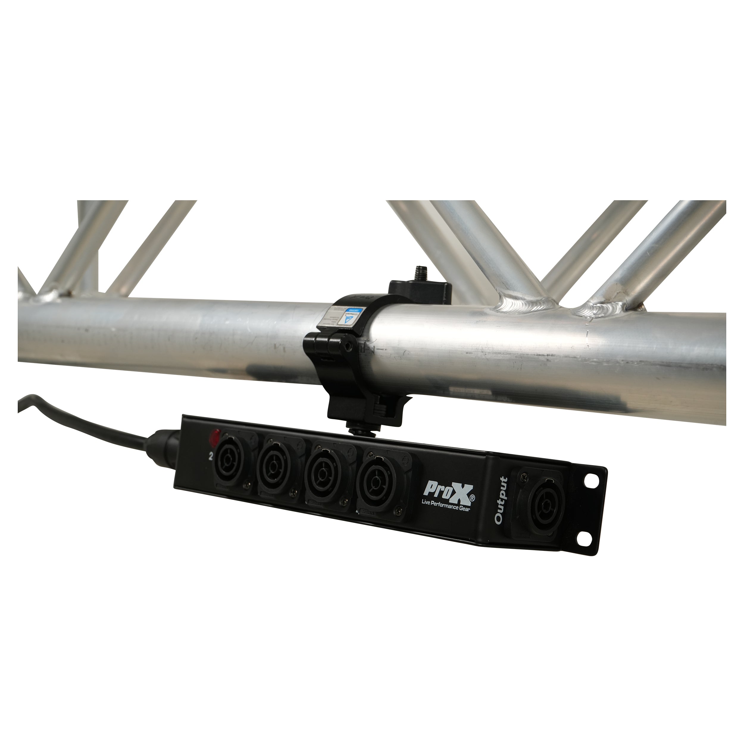 ProX LYRA PowerCenter PowerCON TRUE1 5-Way Power Splitter Box for True1 Power Connection Powers 5 Devices with Power Cord