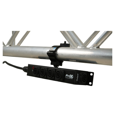 ProX LYRA PowerCenter PowerCON TRUE1 5-Way Power Splitter Box for True1 Power Connection Powers 5 Devices with Power Cord
