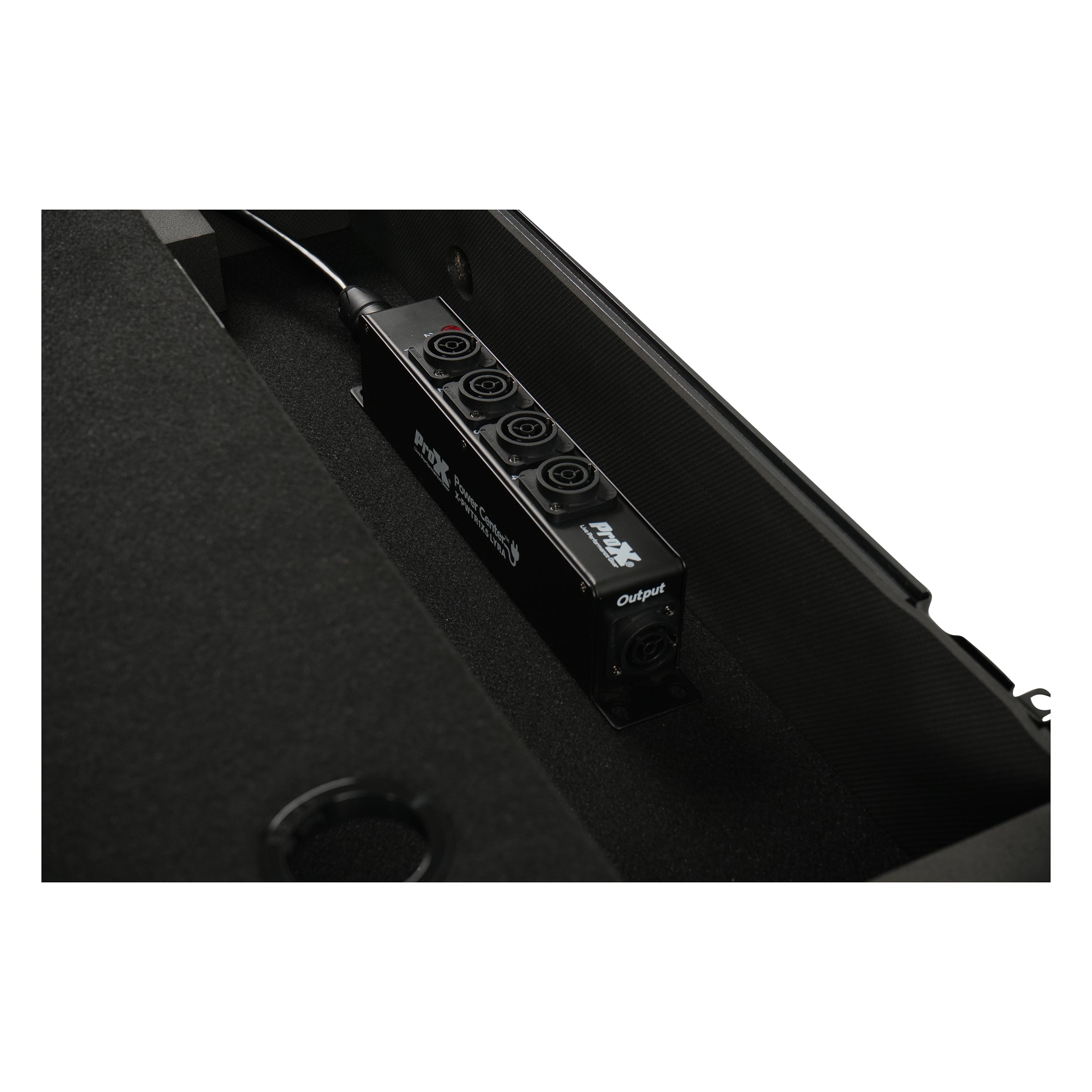 ProX LYRA PowerCenter PowerCON TRUE1 5-Way Power Splitter Box for True1 Power Connection Powers 5 Devices with Power Cord
