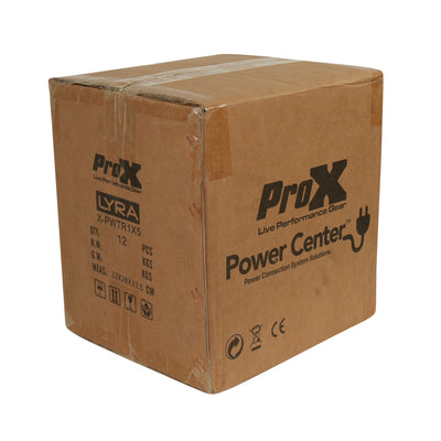 ProX LYRA PowerCenter PowerCON TRUE1 5-Way Power Splitter Box for True1 Power Connection Powers 5 Devices with Power Cord